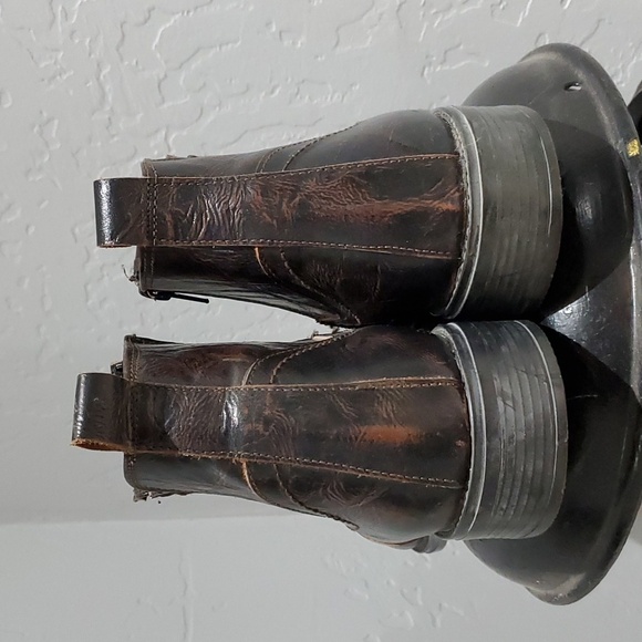 LAMASINI BOOTS, BROWN SHOES SIZE 28 1/2 US10 MADE IN MEXICO CHUKKA BOOTS - Picture 5 of 12